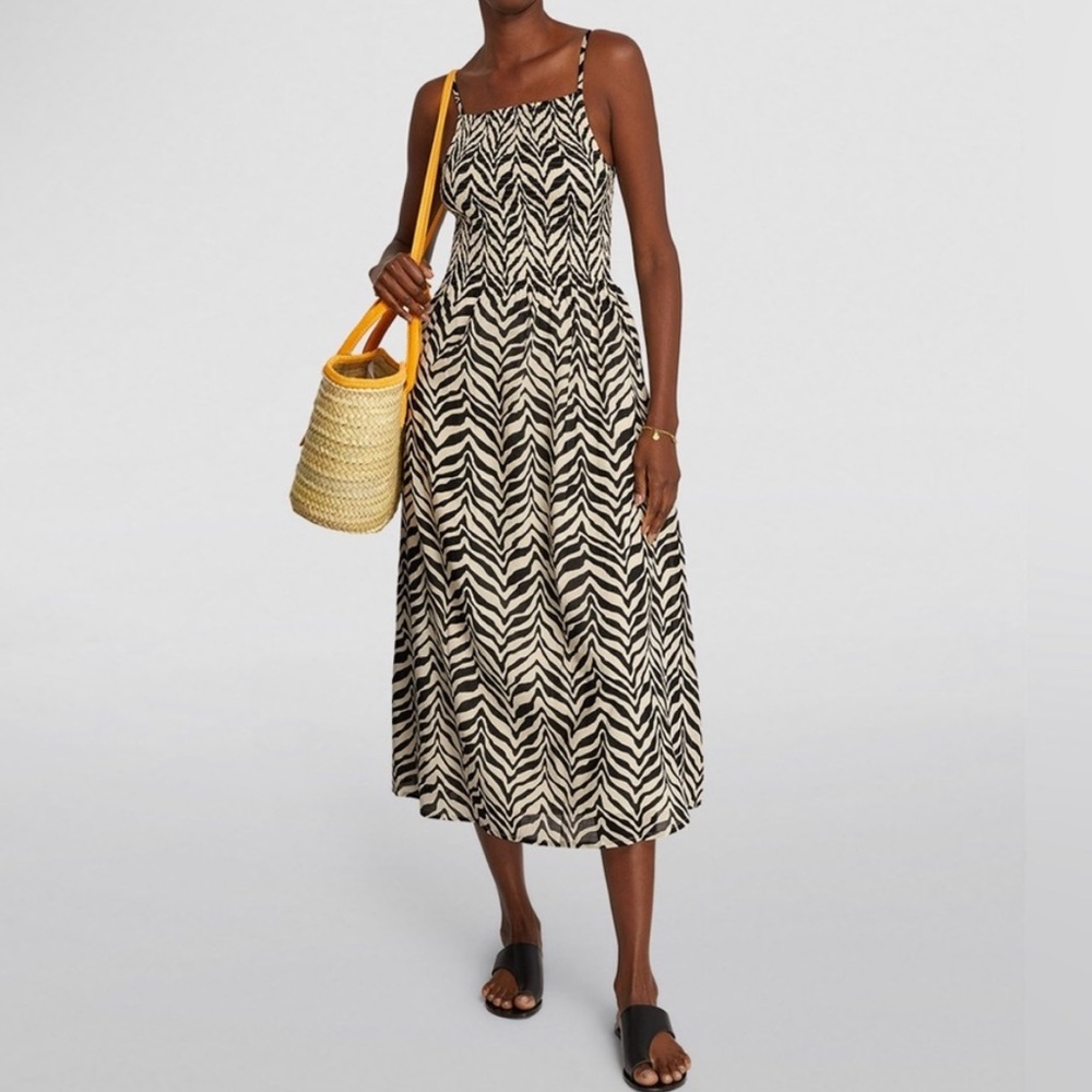 Faithfull the Brand Nolie Midi Dress Ayu Print